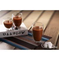 ราคา แก้วกาแฟ ใส 2 ชั้น Double wall glass ขนาด 250ml 350ml 450 ml กันความร้อน ใส่น้ำร้อน เย็น ได้ แก้วกาแฟสองชั้น by ai (8749606204)