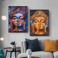 ราคา ภาพพิมพ์ศิลปะกำแพงพระพุทธรูปพระพุทธรูปผ้าใบวาดภาพศาสนาพุทธรูปภาพศิลปะผนังสำหรับห้องนั่งเล่นภาพวาดบนผืนผ้าใบทางศาสนาเครื่องตกแต่งฝาผนัง1ชิ้นกรอบด้านในทำจากไม้หรือไร้กรอบ หรือกรอบอะลูมินัมอัลลอยสีต่างๆ 