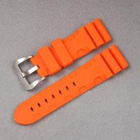 ราคา Watch Band For Panerai SUBMERSIBLE PAM 441 359 Soft Silicone Rubber 24Mm 26Mm Men Watch Strap Watch Accessories Watch Bracelet (20464508531)