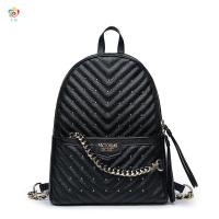 ราคา COD 2022 New Victoria S Secret Studded Small Double Back กระเป๋าเป้สะพายหลังผู้หญิงสไตล์ยุโรปและอเมริกา (16570309919)