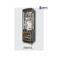 ราคา ตู้โชว์กระจก กว้าง80ซม มีไฟดาวไลท์ ลายหิน มี2สี ขาวและดำ สินค้าพร้อมส่ง Brownfurniture (16439130731)