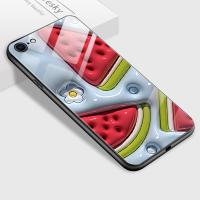 ราคา เคสโทรศัพท์สำหรับ iPhone 6 6S 6 Plus 6S Plus 6S Plus 7 8 Plus 8 Plus 6 6S 7 8 เคสลายการ์ตูนเคสลายผลไม้ฝาครอบกระจกเทมเปอร์ (20937183931)