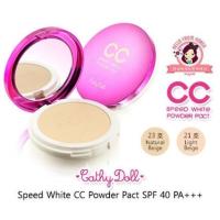 ราคา ของแท้ พร้อมส่ง Karmart ตลับจริง Cathy Doll Speed White CC Powder Pact ตลับใหญ่ แป้ง CC (19743521227)