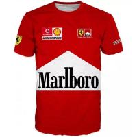 ราคา 3D FERARI MARLBORO T Shirt เสื้อยืดแขนสั้นฤดูร้อน (17841322396)