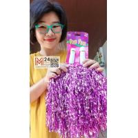 ราคา 1 คู่มี 2 อัน สีชมพู เงา พู่ฟอยด์ใหญ่ พู่เชียร์กีฬา พู่ปอมปอม พู่ฟอยล์ พู่เชียร์ลีดเดอร์ พู่ลีดเดอร์ พู่เชียร์ พู่ ปอมปอมเชียร์ cheer m24 (399526114)