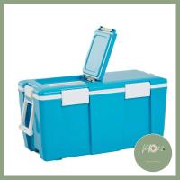 ราคา EVEREST กระติกน้ำแข็ง ถังแช่อเนกประสงค์พร้อมล้อลาก ขนาด 55 ลิตร รุุ่น AG550 สีฟ้า ขนาดกว้าง 38xยาว75xสูง38 5 ซม ด่วน ของมีจำนวนจำกัด ร้าน PP702 (4297778355)