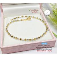ราคา สร้อยข้อมือเงินแท้92 5 ชุบ 2 กษัตริย์ ลายมูนคัทปั๊มจุด เส้นเล็กน่ารักๆ หนัก 1 สลึงตัน ยาว 6 25 7 นิ้ว งานอิตาลี (10296111087)