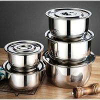 ราคา Homemart shop 5 ชิ้น หม้อแขกสแตนเลส หม้อ หม้อแขก หม้อสแตนเลส M005 (17448340852)