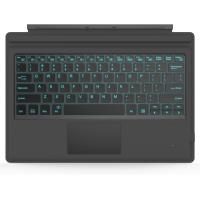 ราคา MoKo แป้นพิมพ์เพรียวบาง Fit Microsoft Surface Pro 9 Pro 9 5G 13 2022 Pro 8 Pro X แป้นพิมพ์สำหรับแท็บเล็ตบลูทูธไร้สายแบบบางเฉียบพร้อมแทร็คแพดมีไฟแบล็คไลท์7สีแบตเตอรี่แบบชาร์จไฟได้ในตัว (17578628440)