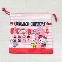ราคา Sunniegiftshop พร้อมส่ง ถุงผ้าหูรูดลายการ์ตูน ผ้าลื่น Kitty Melody Sanrio (11753859853)