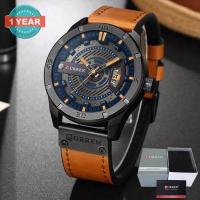 ราคา Curren นาฬิกาข้อมือผู้ชาย แท้ 100 สปอร์ตเต็มขั้นลุยไปได้ทุกที่ แสดงวันที่ สายหนังทนทาน รุ่น C8301 พร้อมกล่องนาฬิกา CURREN เท่ห์ (660960192)