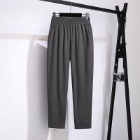 ราคา มีไซส์ใหญ่ Oversized pants big size trousers women black pants wide legs pants plus size thin loose trousers (20623500132)