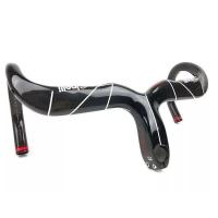 ราคา Cinelli Ram 3คาร์บอนไฟเบอร์เต็มรูปแบบจักรยานถนนมือจับแบบบูรณาการกับก้าน28 6X400 420 440มิลลิเมตร3K มันวาวจักรยานถนนมือจับ (12252305862)