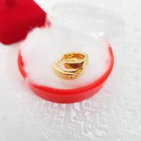 ราคา ต่างหูหุ้มทอง ไม่ลอกไม่ดำ ลายทองปัดเงา ชุบด้วยเศษทอง งานเคลือบแก้ว ชุบเศษทองเยาวราช ทองเหมือนแท้ เครื่องประดับ (658728474)