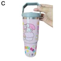 ราคา ถ้วยแก้วรักษาอุณหภูมิน้ำแข็งอะนิเมะ Kawaii Kuromi ฉนวนกันความร้อนสแตนเลส Sanrio E6W2 (19896333865)