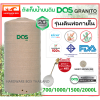 ราคา ถังน้ำ ถังเก็บน้ำ DOS GRANITO เดินท่อภายใน ดอส แกรนิตโต้ รับประกัน 20 ปี แถมลูกลอยดอส สินค้าใหม่ รับประกันศูนย์ (16398528325)