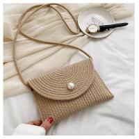 ราคา ไหล่เดี่ยวกระเป๋าทอฤดูร้อนฟางกระเป๋าผู้หญิงกระเป๋าและกระเป๋าถือเชือกฝ้าย (15246896186)