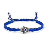 ราคา ปรับ Blue Evil Eye สตริงสีแดงโชคดีสร้อยข้อมือลูกปัดแก้วจี้สีแดงเชือกถักสำหรับผู้หญิงผู้ชาย (7204008528)