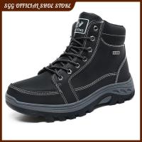 ราคา SGG รองเท้าบูทหิมะแฟชั่นสำหรับผู้ชายรองเท้ารองเท้าบูทส์ข้อเท้าลำลองขนเฟอร์ให้ความอบอุ่นหนังแท้สำหรับผู้ชายรองเท้าบูทสีเหลืองรองเท้าบูตลุยป่าทหาร (19966351517)