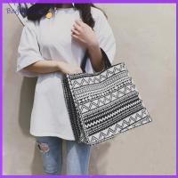 ราคา กระเป๋าช้อปปิ้งผ้าใบพิมพ์ลายสำหรับผู้หญิงกระเป๋าโท้ทใส่ของได้เยอะ (20484664924)
