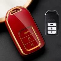 ราคา NEW For Honda Car Key Cover CITY HRV BRV JAZZ CRV ACCORD CIVIC Key Cover Honda Car Key Accessories (16016904093)