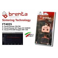 ราคา BRENTA ผ้าเบรค ตัว SINTER สำหรับปั้ม ปักข้าง ด้วง ราคาพิเศษ ผ้าเบรคหลัง Brenta FT4035 SINTERED M795 821 HYPER821 MTS1200 BN302 600 TNT899 RC8 H2R62ASTBT4035 (20068301455)