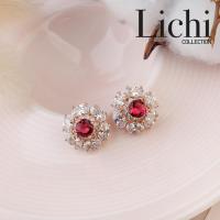 ราคา พร้อมส่ง ต่างหูเพชร ดอกพิกุล ใส่ทำงาน ใส่เที่ยว ใส่ออกงาน ต่างหูแฟชั่นเพชร (13992451606)