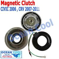ราคา คลัชคอมแอร์ ฮอนด้า ซีวิค 2006 2011 เครื่อง1 8 MGC0004 AC Compressor Clutch for HONDA CIVIC FD ร่องซี่ 7PK I VTEC หน้าคลัช คอมแอร์ ชุดคลัช มู่เล่คลัช (15962530948)