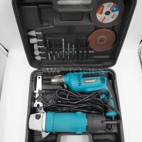 ราคา Masaki ชุดสว่านและเจียรไฟฟ้า พร้อมกระเป๋า หัวสว่าน ใบเจียร สว่าน 3 หุน 606 หินเจียร์ 4 นิ้ว (14242203604)