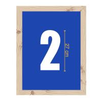 ราคา บล็อกเบอร์สกรีนเสื้อ 16x20 นิ้ว บล็อกสกรีนตัวเลข บล็อคสกรีนเบอร์เสื้อ (502102568)