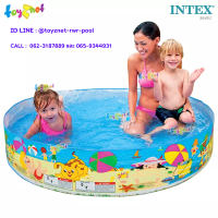 ราคา Intex ส่งฟรี สระขอบตั้งลายเด็กเล่นชายหาด 5 ฟุต 1 52 ม รุ่น 56451 (229476)