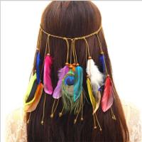 ราคา EIJINGY ที่คาดผมชนเผ่าขนนกอินเดียแบบผ้าโพกศีรษะกันลมสไตล์โบฮีเมียน (21193123279)