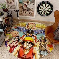 ราคา การ์ตูนวันพีชห้องนอนพรมวงกลมคอมพิวเตอร์ศึกษาพรมเช็ดเท้าวงกลมเก้าอี้หมุน (20139174034)