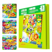 ราคา Magnetic Puzzle Toys For Toddler Enlightenment Education Story Folding Book 3 in 1 Toy Developing Skills For Children 3 8 Year Olds frugal (20719245216)