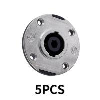 ราคา The Four Core Speakon Connectors Type Socket For 4 Pole Plug Famale Audio Connector 4 Core Socket Round Base 4 Pin (20464155151)