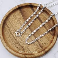 ราคา สร้อยคอเงินแท้ 92 5 ชุดหนัก 1 บาท ยาว16 26นิ้ว สร้อยคอเงิน เส้นใหญ่แข็งแรง เหมาะสำหรับทั้ง ชาย หญิง สร้อยคอเงินแท้100 Major Silver สร้อยคอ 1 บาท (12806406788)
