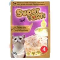 ราคา อาหารแมว super cat 70g อาหารเปียกแมว อาหารแมวเปียก อาหารแมวถูกๆ อาหารสัตว์ มีหลายรสให้เลือก เพ็ทคอนเนอร์ (10802621698)