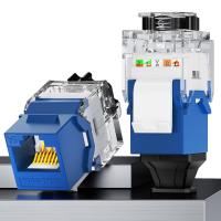ราคา AMPCOM CAT7A CAT6A CAT7 CAT6แจ็คคีย์ RJ45ตัวต่อแบบแยกส่วนล็อควงล้อ Stp utp Toolless Modular Modular Jacks โมดูลสังกะสีอัลลอย10Gbps (17826031932)