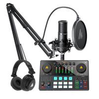 ราคา COD Maono AME2 PM320S ใหม่การ์ดเสียงคอนเดนเซอร์ไมโครโฟนชุด Maonocaster สตูดิโออินเตอร์เฟซเสียงผสมกับพลังงานผีสำหรับสดบันทึกPodcasting YouTube (16628040233)
