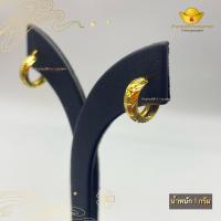 ราคา โต๊ะกังกรุงเทพ ต่างหูห่วง ตัดลาย ต่างหูทองคำแท้ น้ำหนัก 1 กรัม พร้อมส่ง ขายได้ จำนำได้ มีใบรับประกัน (21273919291)