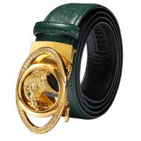 ราคา ขายดี tyht333 ออกแบบบุรุษเข็มขัดหนังสีเขียวสายรัดเอวอัตโนมัติหัวเข็มขัดชุดกางเกงยีนส์เข็มขัดสำหรับผู้ชายวงล้อเลื่อนธุรกิจจัดงานแต่งงาน (16882742182)