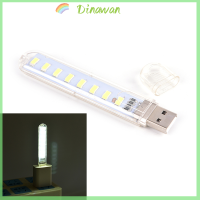 ราคา Dinawan โคมไฟ LED USB ขนาดเล็กพกพาได้8 LED แคมป์สำหรับ USB กลางคืนไฟขนาดเล็กสำหรับแล็ปท็อปพีซี (19991465727)