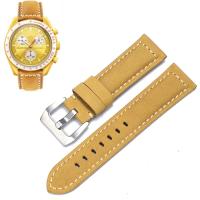 ราคา สายหนัง20มม สำหรับ Omega แบบนาฬิกาดวงจันทร์กำไลข้อมือหนังวัวแนววินเทจ20 22 24 26มม สายนาฬิกาปล่อยแบบเร็ว (20851436819)