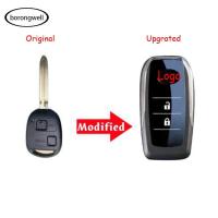ราคา Borongwell ดัดแปลงรีโมกุญแจแบบพลิก Shell 2b 3b สำหรับ Toyota Prado Tarago คัมรี Corolla Key Shell Blank Toy43ใบมีด (9124471553)