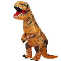 ราคา ชุดไดโนเสาร์เป่าลมสำหรับเด็กผู้ใหญ่ฮาโลวีนชุดคอสเพลย์ปาร์ตี้ T REX สำหรับผู้ชายผู้หญิงชุดสูทแฟนซีสลางแจ้ง (19795378426)