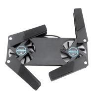 ราคา Computer Cooling PadPortable Notebook Radiator Foldable Dual Fan Cooling Pad Computer Notebook Computer Cooling (19680778971)