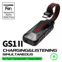 ราคา สำหรับ GS1 2021ใหม่ USB C Type C Fast Charge 3 5มม สามกินไก่เกมมือถือโทรศัพท์คุณภาพสูง Sound Card Adapter (12482867058)