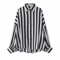 ราคา เสื้อเชิ้ตลายทาง ผ้านิ่ม ทรงหลวม ขนาด M 2XL (16194925308)