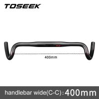 ราคา TOSEEK new RS wrc Carbon Gravel Handlebar Exotropism Handle Bar 31 8mm Cyclocross Road Bike handlebars 0mm Matte Black (13611167203)