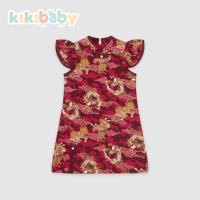 ราคา 90 130 พร้อมส่ง เสื้อคอจีน เสื้อตรุษจีน เสื้อสีแดงลายมังกร กี่เพ้าแดง สีแดง กระดุมด้านหน้า คอจีน KP020 (21287460780)